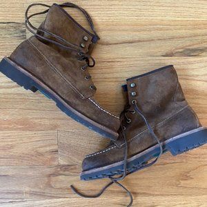 Frye lace up boots